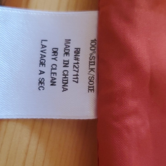 Badgley Mischka Orange silk sheath dress - Picture 8 of 10